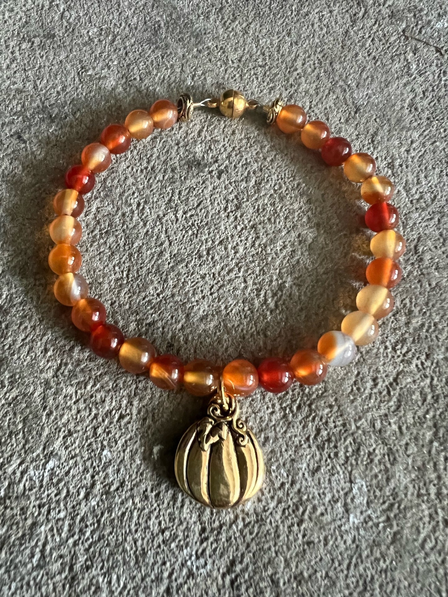 Autumn Pumpkin Bracelet